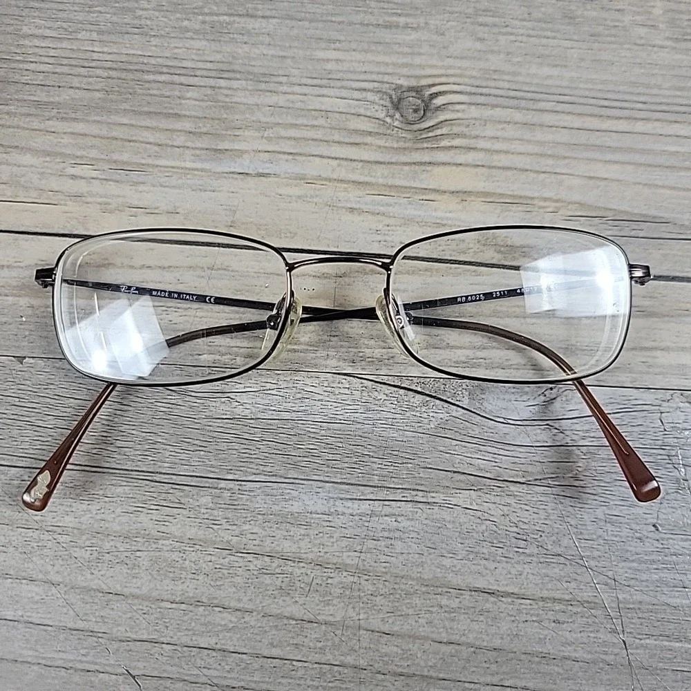 Ray-Ban‎ RB 6025 2511 Eyeglasses Frames Only Mens 48-19 140mm  Metal Full Rim